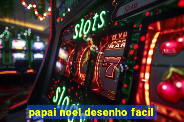 papai noel desenho facil